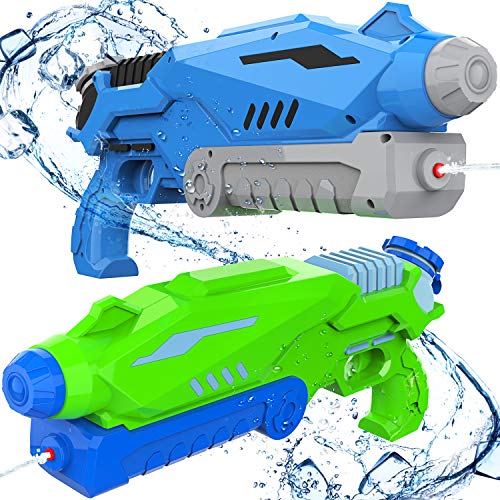 Joyjoz Pistola de Agua 800ML*2 Blaster de Agua para Niños Adultos Juguete de Verano para Playa