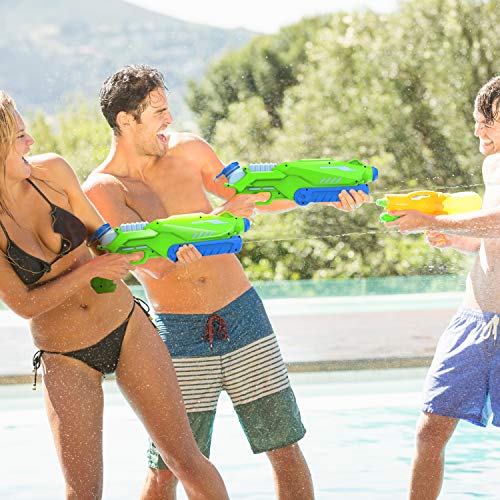 Joyjoz Pistola de Agua 800ML*2 Blaster de Agua para Niños Adultos Juguete de Verano para Playa