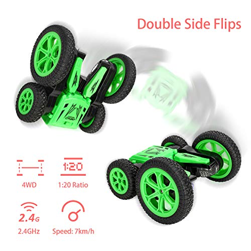 joylink Coche Teledirigido, 2.4GHz Coche de Control Remoto 4WD RC Coche Acrobacia Rotación Volteo de 360 °Stunt Coche Radiocontrol Racing Car Juguetes para Niños