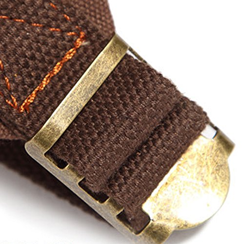 Joymoze Mochila de Lona Vintage para Hombres y Mujeres, Mochila Casual y Mochila para la Escuela marrón 912