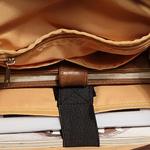 Joymoze Mochila de Lona Vintage para Hombres y Mujeres, Mochila Casual y Mochila para la Escuela marrón 912