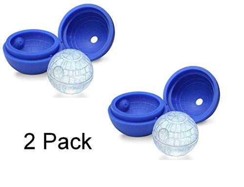 Joyoldelf 2 x molde del silicona para cubo de hielo bandeja chocolate Para los amantes de Star Wars