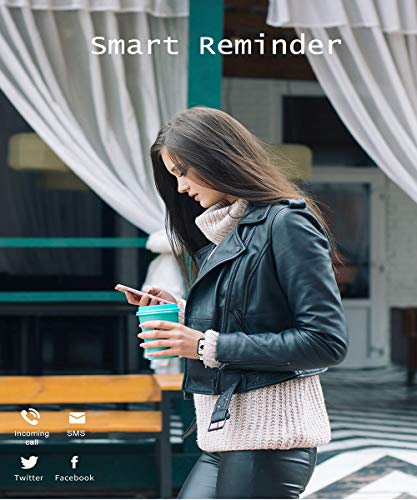 jpantech Smartwatch, Reloj Inteligente Mujer Hombre IP68 con Pulsómetro, 1.78 Inch Smartwatch Presión Arterial Monitor de Sueño GPS Podómetro Pulsera Actividad Inteligente Compatible con iOS y Android