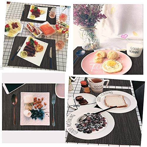 Juego de 4 Manteles Individuales,Antideslizantes, Decoración de aula de matemáticas, árbol de ar,Manteles Individuales Lavables Salvamanteles Individuales Resistentes para la Mesa de Comedor de Cocina