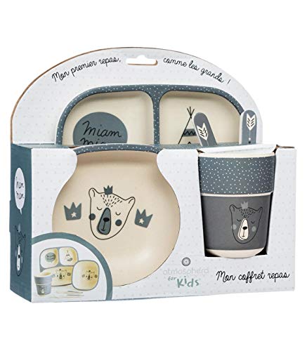 Juego de almuerzo compartimento azul