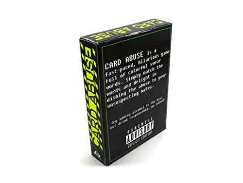 Juego de cartas Card Abuse, divertido, para adultos, buena opción para beber, lleno de palabrotas