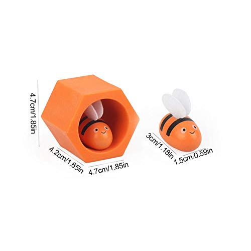Juego De Combinación De Abeja A Colmena, Juguete De Clasificación De Colores De Madera Para Niños De 2 A 3 Años, Juguetes De Aprendizaje Preescolar Montessori Para Niños
