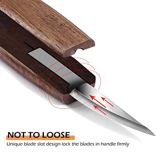 Juego de herramientas de tallado de madera, cuchillo de tallar, cuchillo de madera detallado, cuchillo de blanquear, cuchillo oblicuo, cuchillo de recorte para cuchara , Entrega dentro de 20 días