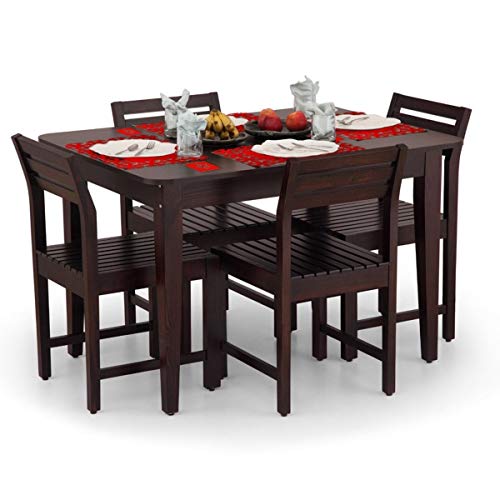 Juego de manteles Individuales de Fieltro de poliéster, 8 Unidades, Color Rojo