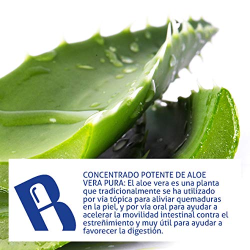 Jugo Aloe Vera Puro | Producto Concentrado a base de Jugo de Aloe Vera Con Pulpa - Suplemento Para Regular el Transito Intestinal -Litro