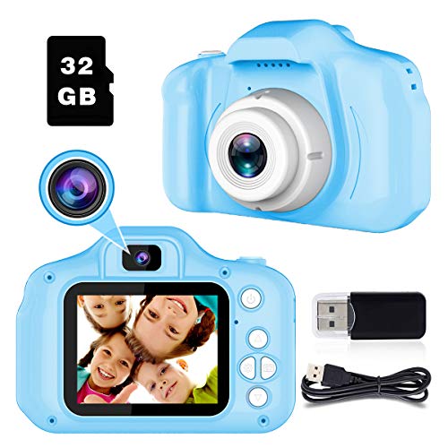 Juguetes para Niños de 3-8 Años Joy-Fun Cámara Fotos Digital 1080P Camara de Fotos para Niños Digitales Selfie Vídeo Grabar Electrónico Juguete Regalos de Cumpleanos