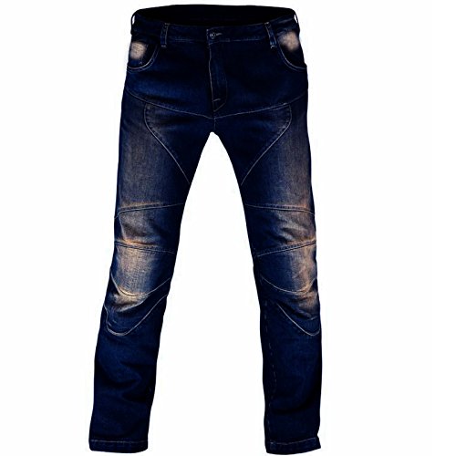 Juicy Trendz Hombres Clásico Motocicleta Pantalones Jean Protector Revestimiento