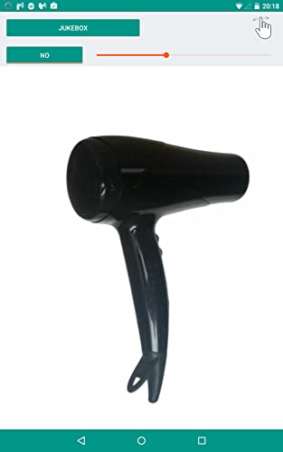 Jukebox de secador de pelo