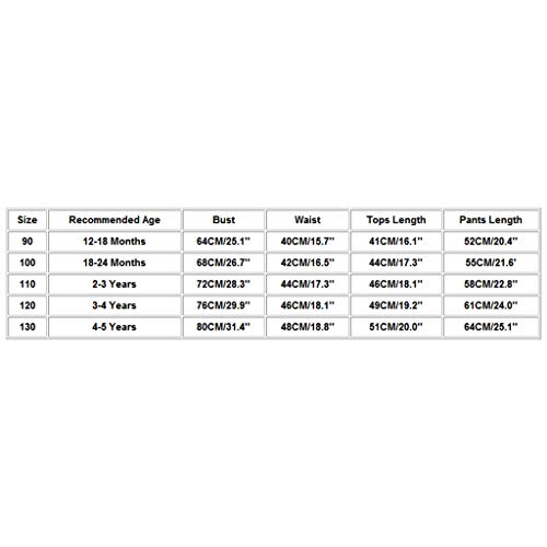 Julhold - Pijama de manga larga con diseño de oso de dibujos animados y pantalones de algodón para bebé de 1 a 5 años Rosa rosa 24 meses