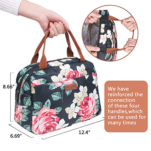 JULY'S SONG Bolsa Térmica para Llevar Comidas Almuerzo Impermeable Bolsa para Picnic Aire Libre para Familia Estudiante Escuela Alumnos