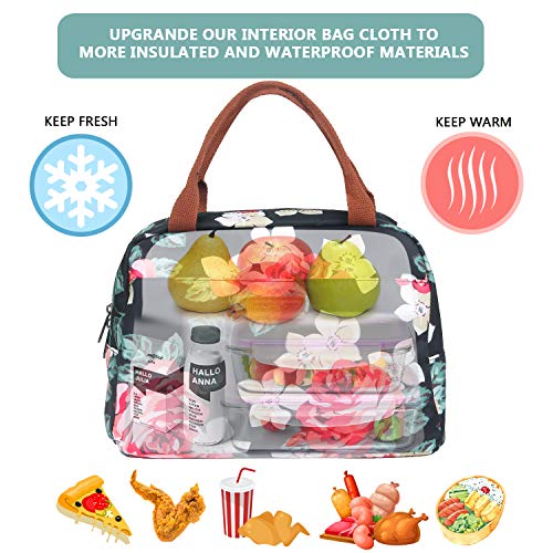 JULY'S SONG Bolsa Térmica para Llevar Comidas Almuerzo Impermeable Bolsa para Picnic Aire Libre para Familia Estudiante Escuela Alumnos