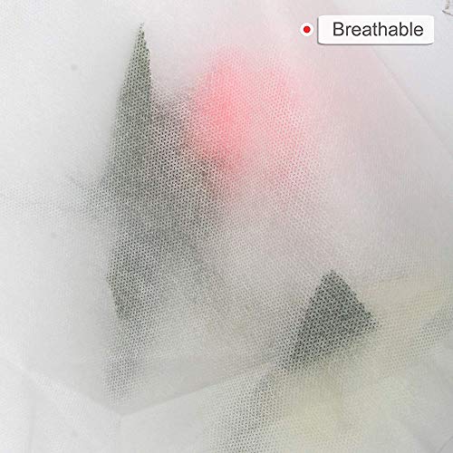 JYCRA Paño anticongelante para plantas, tela no tejida, reutilizable, manta flotante para plantas de jardín, vegetales, tela sin tejer, Blanco, 2 m x 10 m