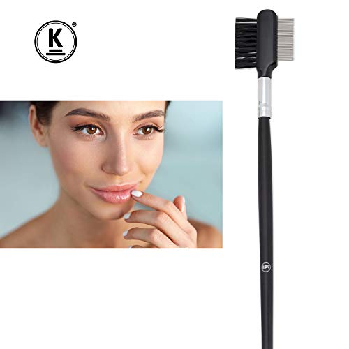K-Pro Cepillo para Cejas Duo de Doble Cara - Peine de Cejas y Pestañas 2 en 1