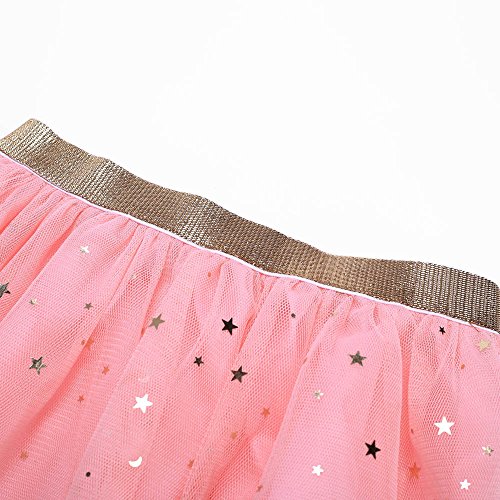 K-youth® Falda Tul Niña Chicas Estrellas Lentejuelas Vestido de Princesa Bebé Niños Fiesta Baile Ballet Tutu Falda de Niña Short Ballet Accesorios de Vestimenta de Baile Niñas para Vestirse Disfraces