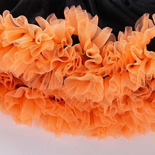 K-youth Vestidos Bebe Niña Bautizo, Ropa Bebe Recien Nacido Niña Bebé Mono Halloween 2018 Ofertas Otoño Invierno Vestido Bebe Ceremonia Tutu Princesa Vestido de niñas(Negro-2,6-12 Meses)