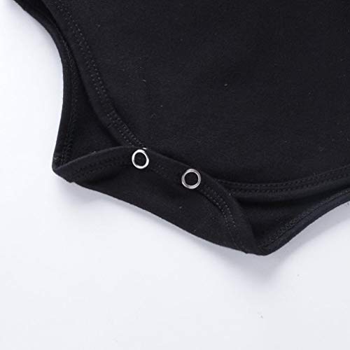 K-youth Vestidos Bebe Niña Bautizo, Ropa Bebe Recien Nacido Niña Bebé Mono Halloween 2018 Ofertas Otoño Invierno Vestido Bebe Ceremonia Tutu Princesa Vestido de niñas(Negro-2,6-12 Meses)