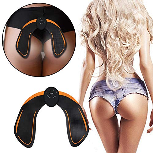 KADDGN ABS Trainer estimulador Muscular, el EMS estimulador Muscular, Abs Entrenador Abdominal Cinturón USB Recargable, con 10 Reemplazo Cojines del Gel