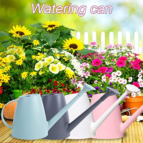 kaikki Regadera De Plástico con Boca Larga, Gran Capacidad De Carga, No Se Rompe Fácilmente, Herramientas De Jardinería, Plantas Y Flores De Interior Y Exterior Regadera De Plástico