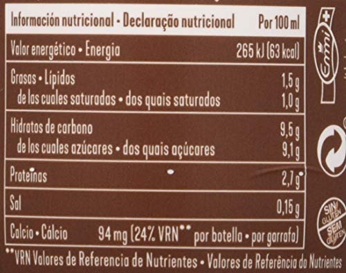 Kaiku Café UHT Cappuccino - Paquete de 6 x 200 gr - Total: 1200 gr