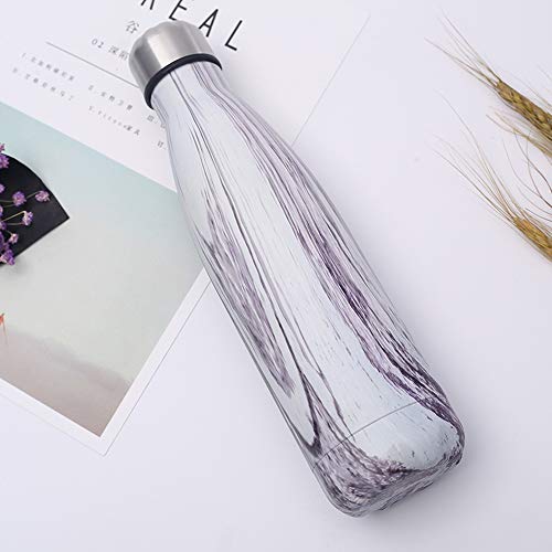 KAILH Doble Pared con Aislamiento de Botella Agua de Acero Inoxidable, sin BPA, Botella Agua Gimnasio, Botella Agua Deportiva, Cantimplora de Agua Reutilizable para Niños, Oficina, Yoga, Ciclismo