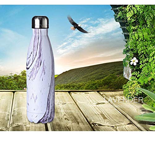 KAILH Doble Pared con Aislamiento de Botella Agua de Acero Inoxidable, sin BPA, Botella Agua Gimnasio, Botella Agua Deportiva, Cantimplora de Agua Reutilizable para Niños, Oficina, Yoga, Ciclismo