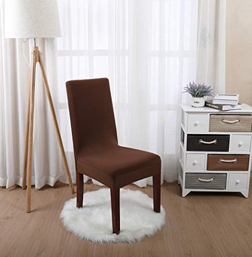 KAILH Fundas para Sillas de Comedor, Fundas Protectoras para Sillas, Funda para Silla Desmontable, Flexible y FÁCil de Limpiar,Adecuado para el Hogar, Restaurante, Bar