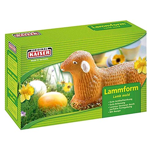 Kaiser Decorativos Molde con Forma de Oveja, Antiadherente recubierta, Negro, 0,7 l