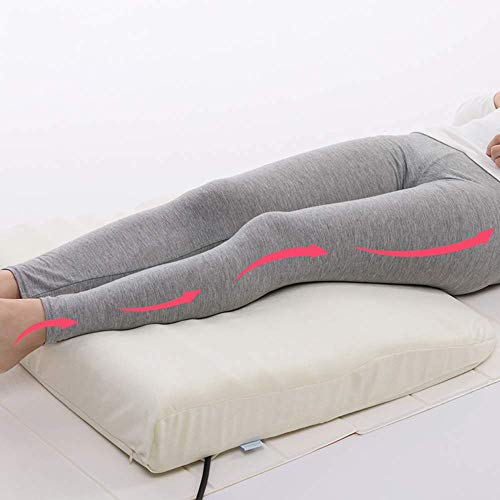 KAISIMYS Almohada para elevación de piernas, Almohadilla de cuña de Espuma viscoelástica, hipoalergénica, Transpirable, Lavable, Apta para ciática, Embarazo, sueño, Dolor Lumbar, Azul