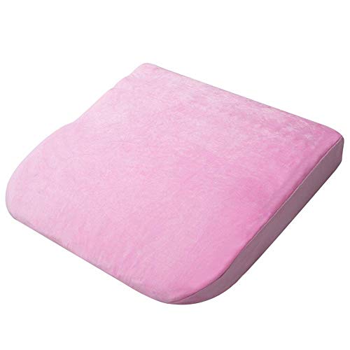 KAISIMYS Almohada para elevación de piernas, Almohadilla de cuña de Espuma viscoelástica, hipoalergénica, Transpirable, Lavable, Apta para ciática, Embarazo, sueño, Dolor Lumbar, Azul