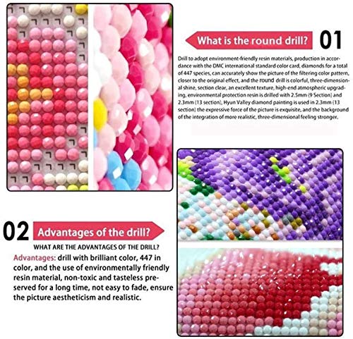 KaiWenLi Marinero de la Serie Luna/Cinco Patrones Hermosa niña de Menos luz de la Luna / 5D Animado Diamante Pintura/DIY Juego de Puzzle/Familia de la Pared Decoración de imágenes/Padre-Hijo I