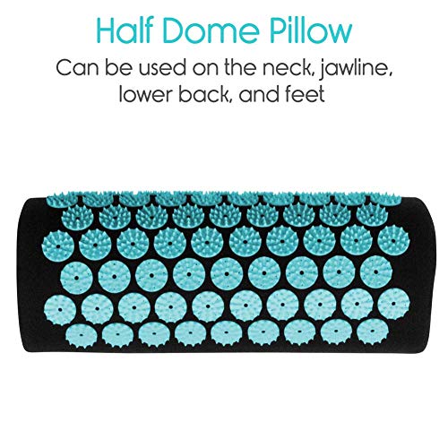 KAIWM La Acupresión Mat Estera De Masaje De Acupuntura Lotus Pico De Masaje Alfombra Almohadillas Acupuntura Mat Almohada Cuello Volver Alivio De Tensión Terapia Mejor del Sueño Profundo