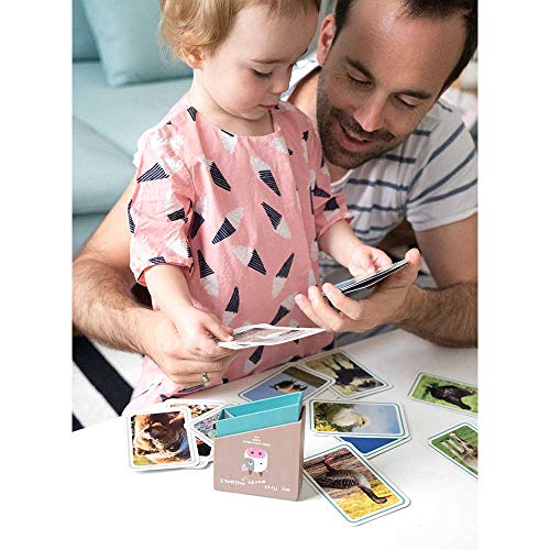 Kakaduu - Mis Primeras Palabras ANIMALES: 50 tarjetas con fotos de animales. El juego educativo Montessori para bebés y niños pequeños.