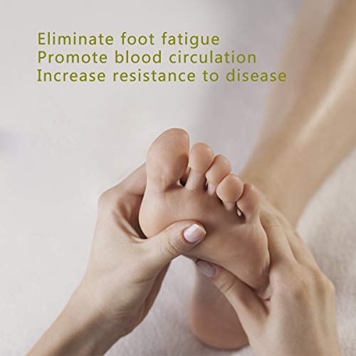 Kalak Plantillas de masaje magnético Puntos de acupuntura Zapatillas de masaje Cojines transpirables Olor de pies Ortesis de calzado ortopédicas (Talla de hombre: EUR 40-46,5)