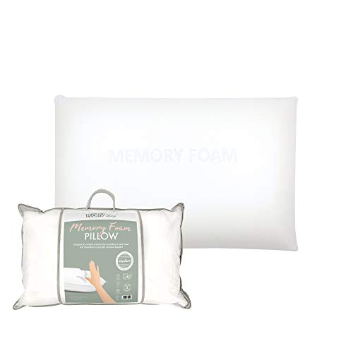 Kally Sleep - Almohada de Espuma viscoelástica de tamaño Medio, hipoalergénica, 74 cm x 45 cm (se Puede Lavar a máquina)