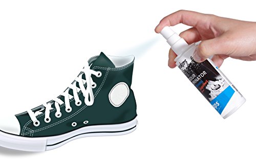Kaps Desodorante Zapatos para Zapatillas y Calzado Informal, Aroma de Pomelo, con Nanopartículas de Plata, Eliminador de Olores de Zapatos