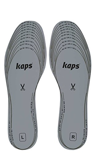 Kaps Odour Stop Strong Plantillas Zapatos Absorbe Olores con Carbón Activado, Eliminan el Mal Olor, Recortables a Medida, Todas las Tallas