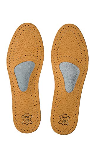 Kaps Plantillas Zapatos Ortopédicas Cuero para Neuroma de Morton y Dolor de Pies, con Soporte y Almohadilla para Arco Metatarso, para Hombres y Hujeres, Allevia, Todas las Tallas (46 EUR)