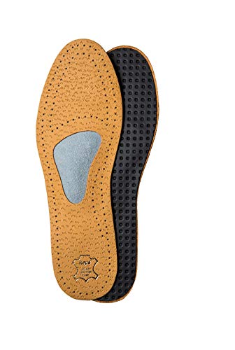 Kaps Plantillas Zapatos Ortopédicas Cuero para Neuroma de Morton y Dolor de Pies, con Soporte y Almohadilla para Arco Metatarso, para Hombres y Hujeres, Allevia, Todas las Tallas (43 EUR)