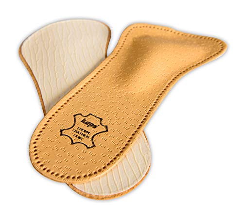 Kaps Plantillas Zapatos Ortopédicas de Cuero de 3/4 para Mujeres, Reducen las Molestias y Previenen el Dolor en el Antepié Con Soporte Para el Arco Metatarsiano (39 EUR)