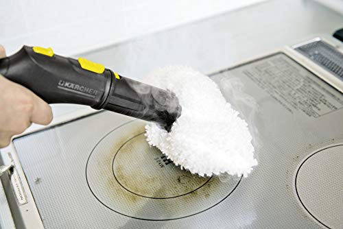 Kärcher SC1 - Limpiadora de Vapor Manual con depósito de 0,2 litros, calentamiento en 3 min y rendimiento de 20 m²