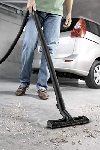 Kärcher WD 3 Premium Aspirador en seco y húmedo, 1000 W, 17 litros, 75 Decibelios, Corriente sin control de encendido, Metal, Acero Inoxidable, Amarillo, Model nuevo