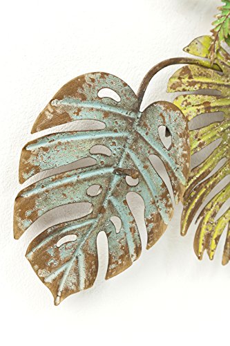 Kare Colore Design Perchero Party, Armario de Barra de 6 Ganchos Estilo Jungle, Verde, 43 x 107 x 5 cm, Acero