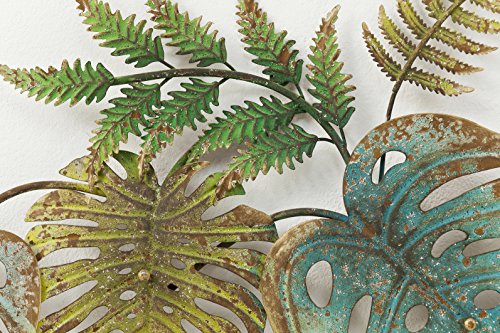 Kare Colore Design Perchero Party, Armario de Barra de 6 Ganchos Estilo Jungle, Verde, 43 x 107 x 5 cm, Acero