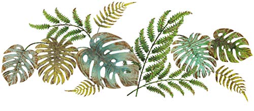 Kare Colore Design Perchero Party, Armario de Barra de 6 Ganchos Estilo Jungle, Verde, 43 x 107 x 5 cm, Acero