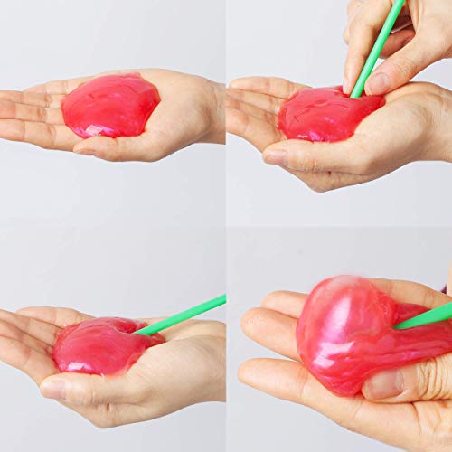 Karids Slime Kit Slimes Reales, Arcillas, Moldes, Herramientas y Accesorios para la Decoración de Las Ideas Creativas de Niños o Niñas - Superdivertido Kit de Arcilla con 70 Piezas